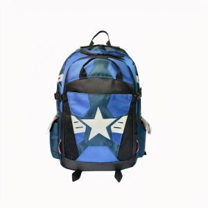 Blauwe Captain America schoolrugzak voor kinderen